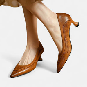 Vanessa™ | Tacones de cuero