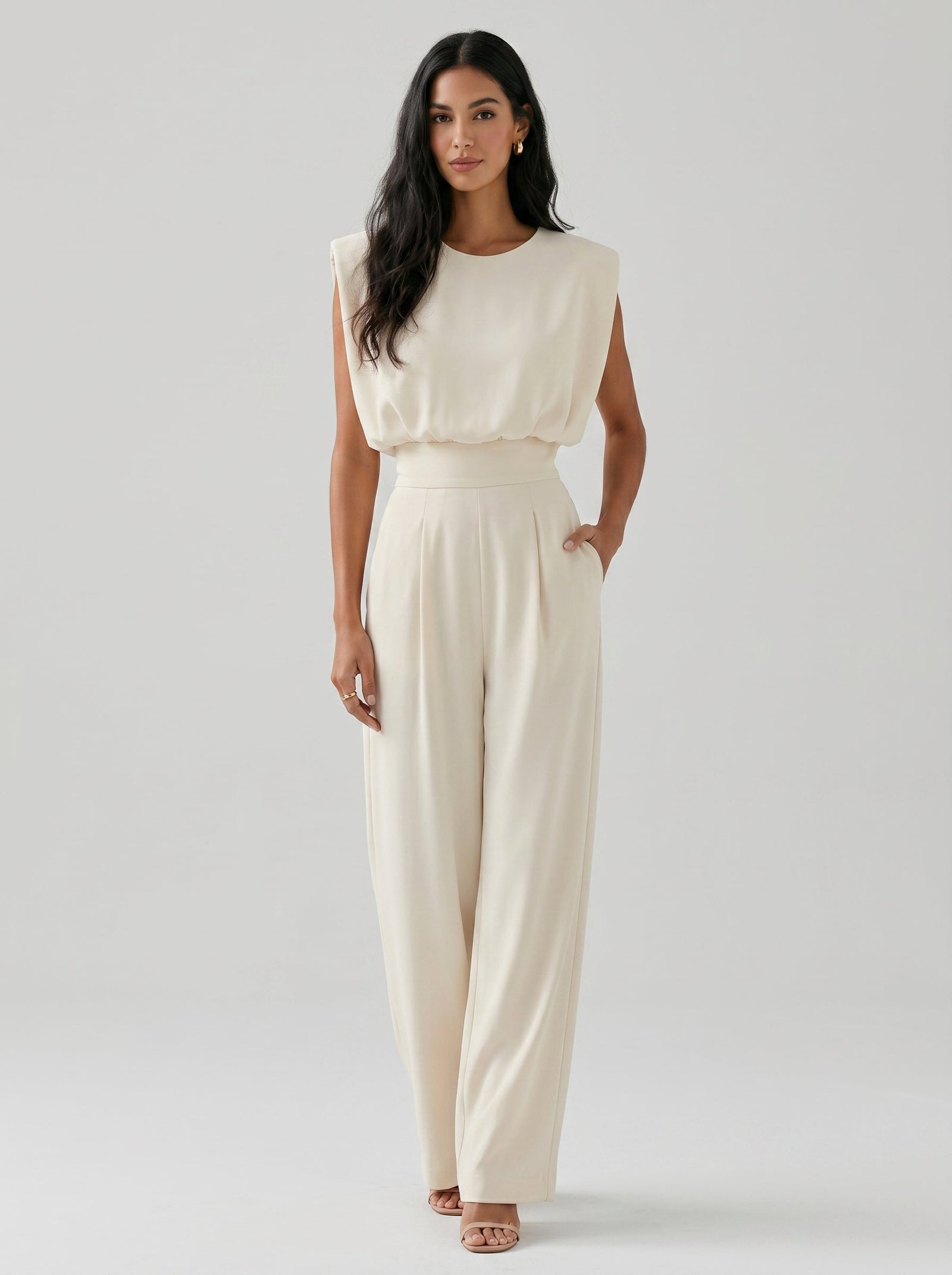 Alicia | Mono con cintura elegante