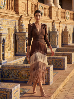 Salome | Vestido Flecos