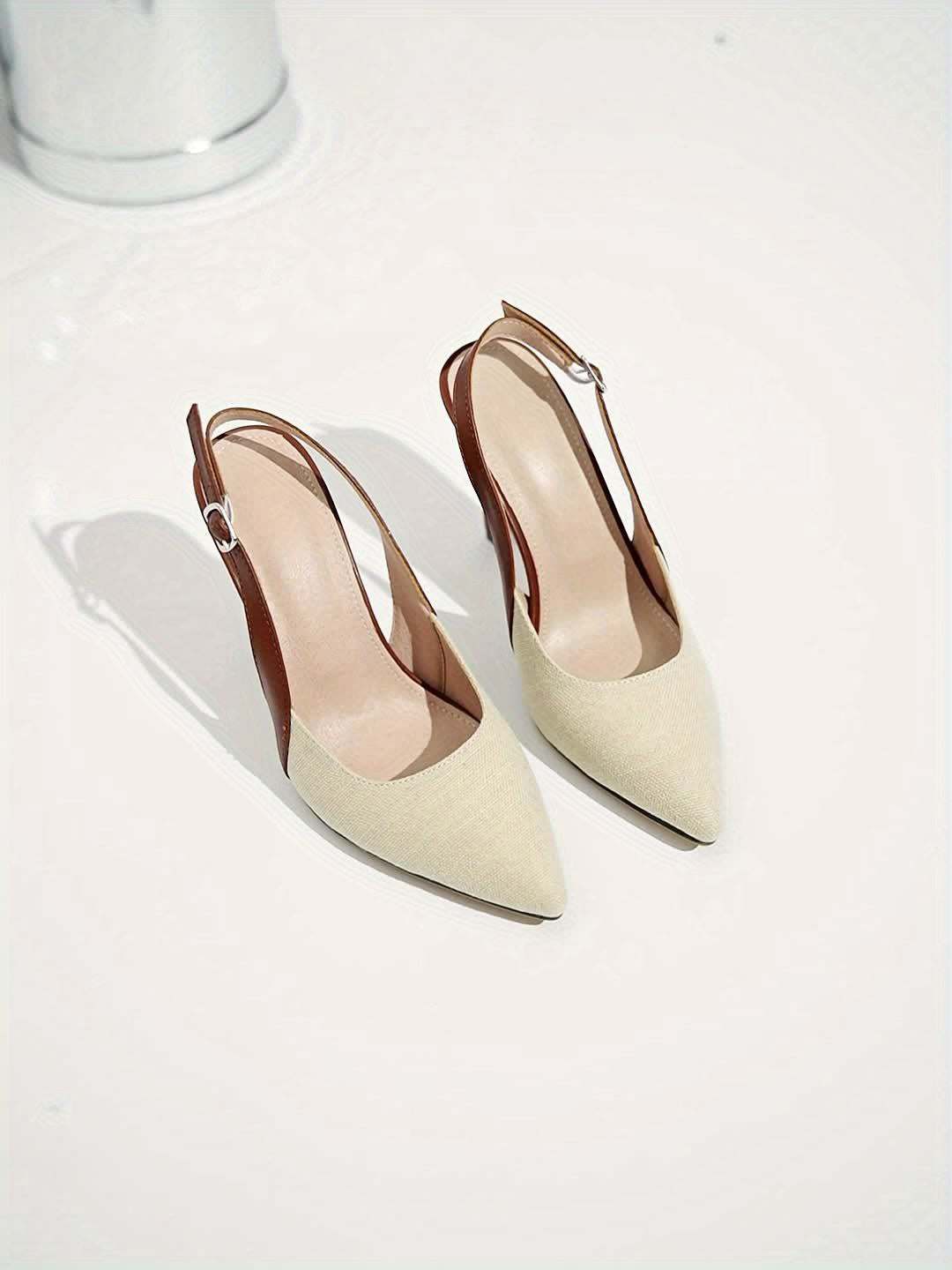 Raquel™ | Tacones slingback en contraste