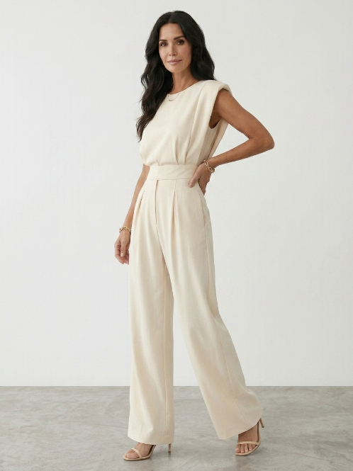 Alicia | Mono con cintura elegante