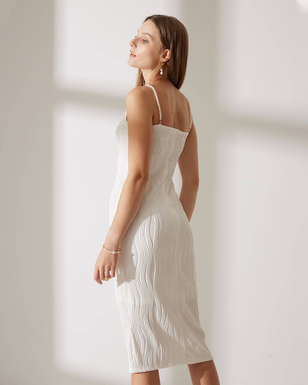 Maya | Vestido textura ondulada