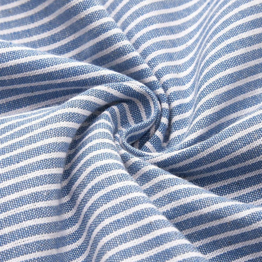 Betina | Vestido Midi de Algodón a Rayas