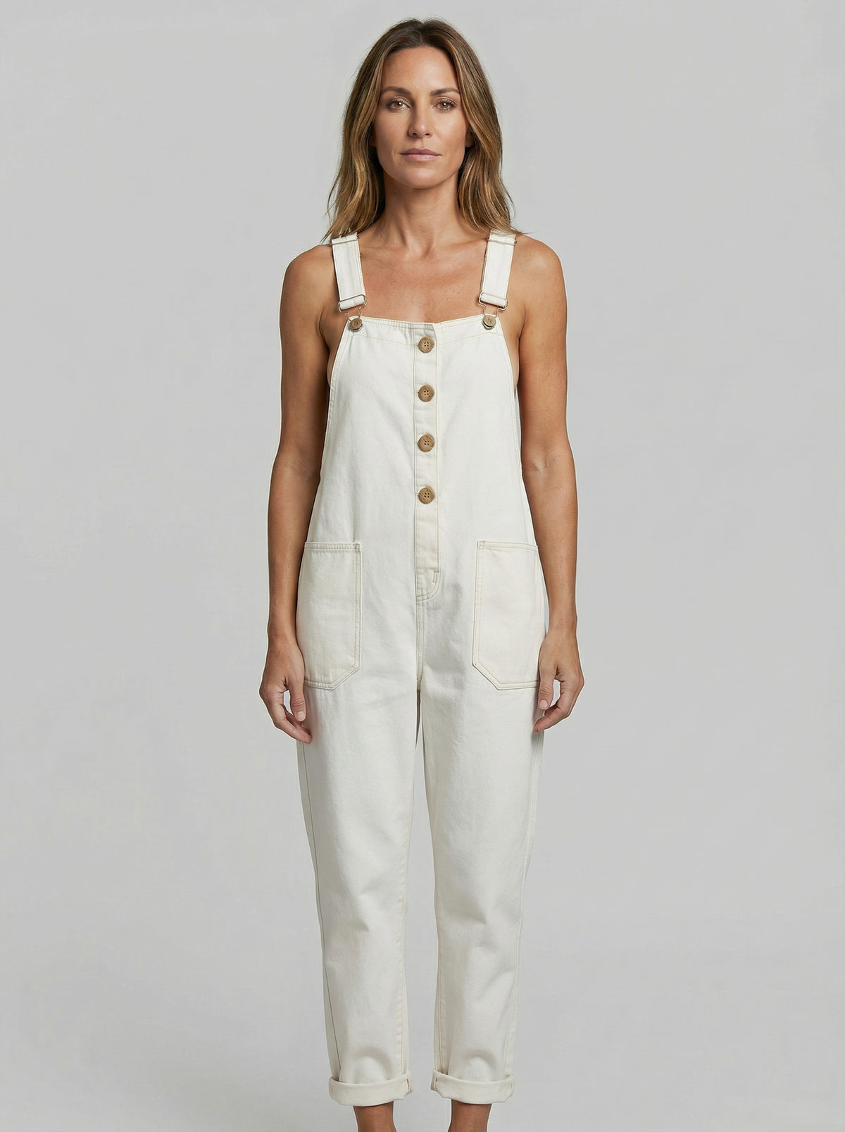 Rocio™ - Mono vaquero casual con hebilla ajustable.