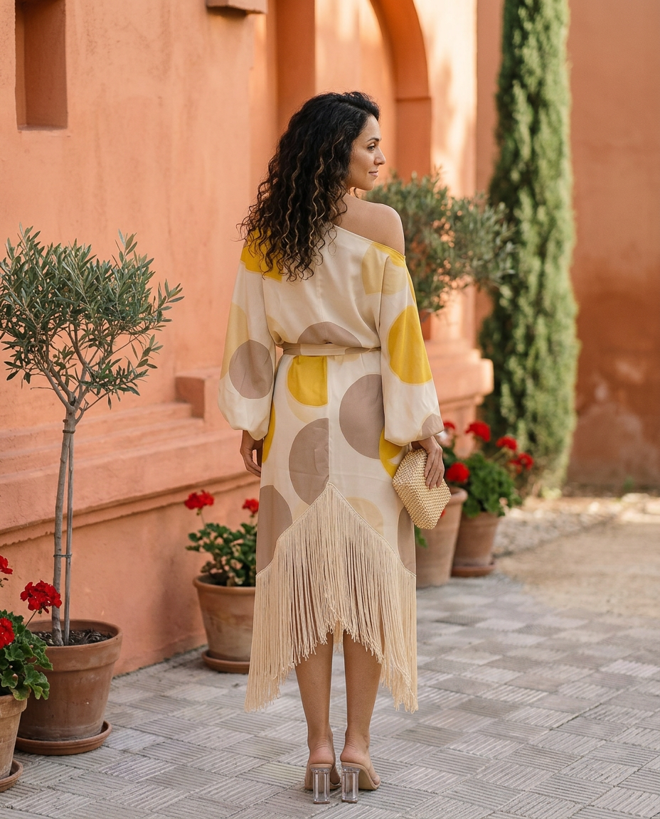 Graciela | Conjunto de dos piezas con flecos