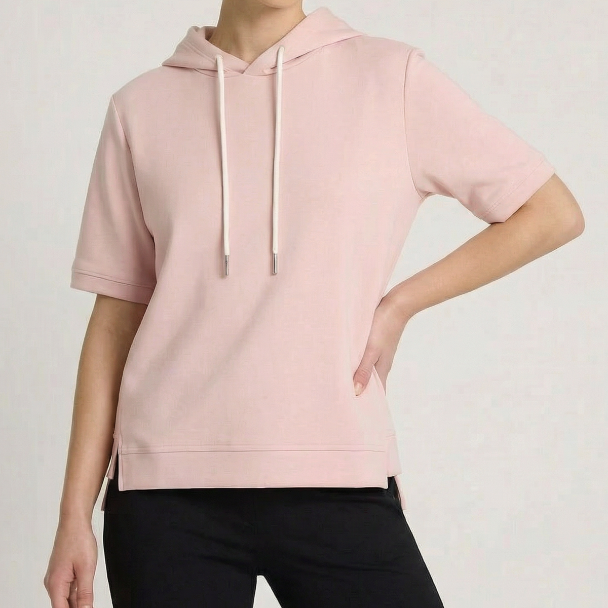 Sudadera con Capucha de Manga Corta Alison