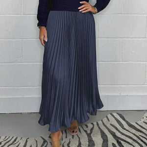 Fernanda | Vestido con jersey y falda plisada