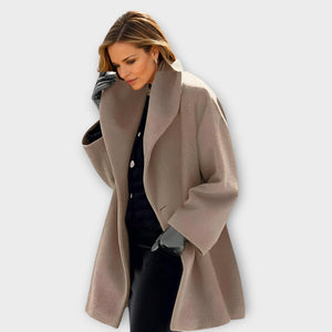 Chaqueta de Lana Emma de Lujo a Prueba de Viento