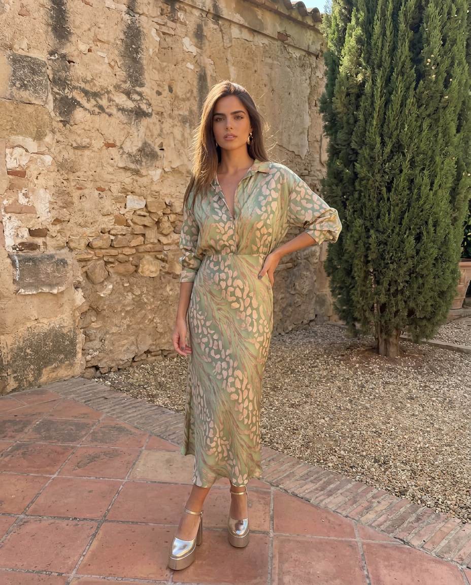 Lorena | Vestido de dos piezas elegante de evento