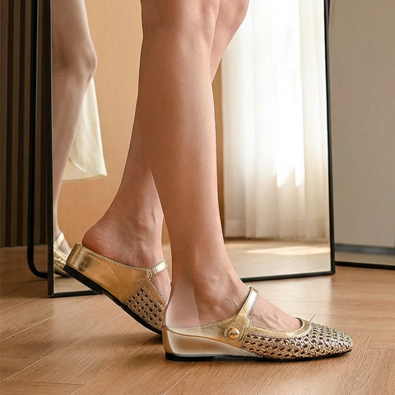 Ariadna | Mules Mary-Jane Sin Talón