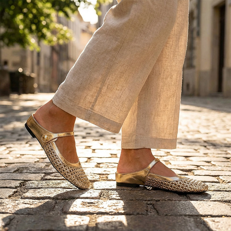 Ariadna | Mules Mary-Jane Sin Talón