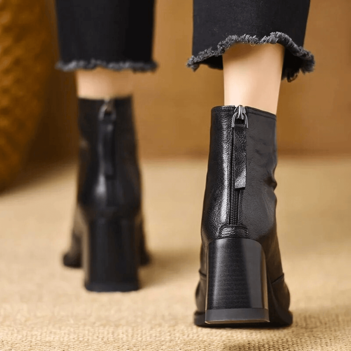 Fernanda | Botines de Lujo con Tacón Medio