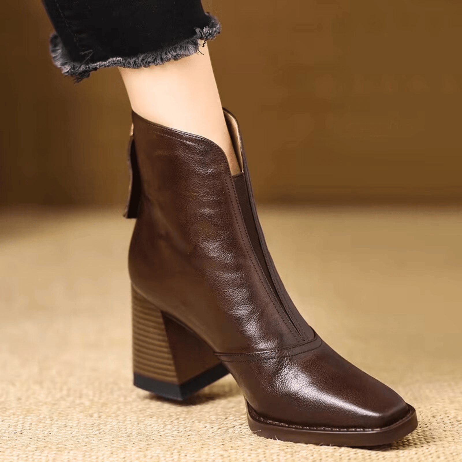 Fernanda | Botines de Lujo con Tacón Medio