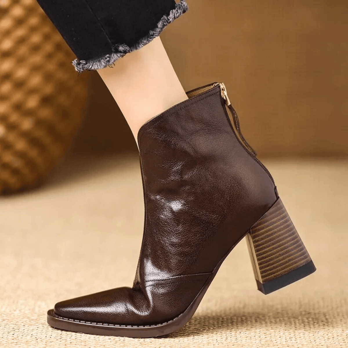 Fernanda | Botines de Lujo con Tacón Medio